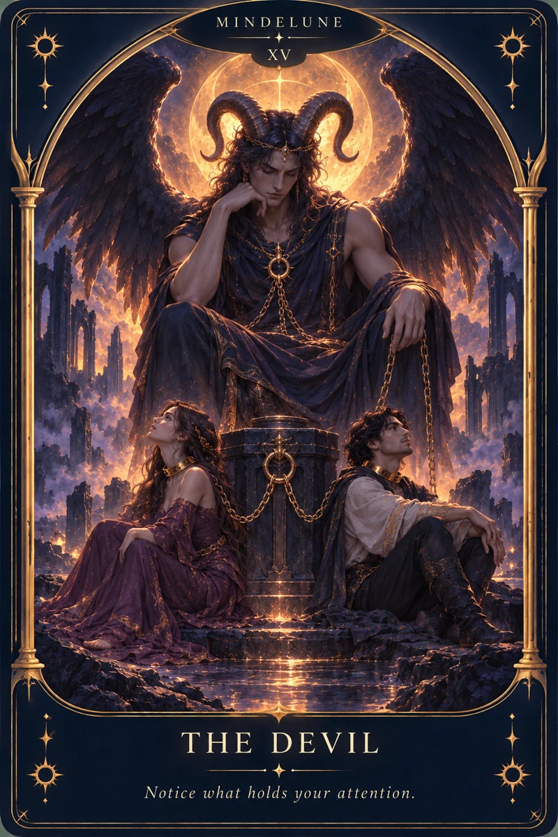 The Devil — Notice what holds your attention.