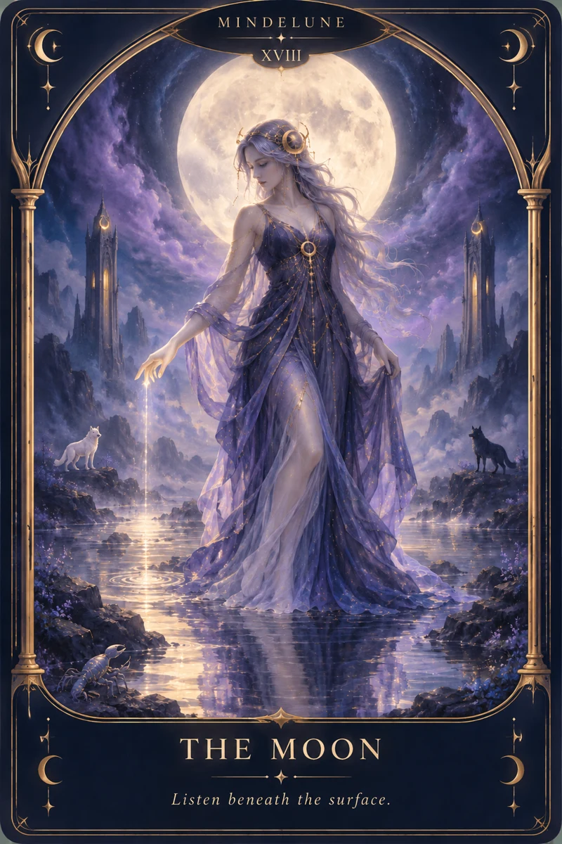 The Moon — Listen beneath the surface.