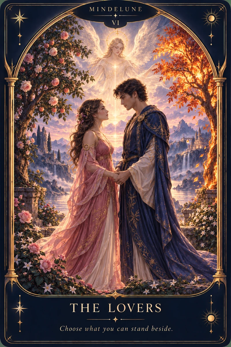 The Lovers — Choose what you can stand beside.