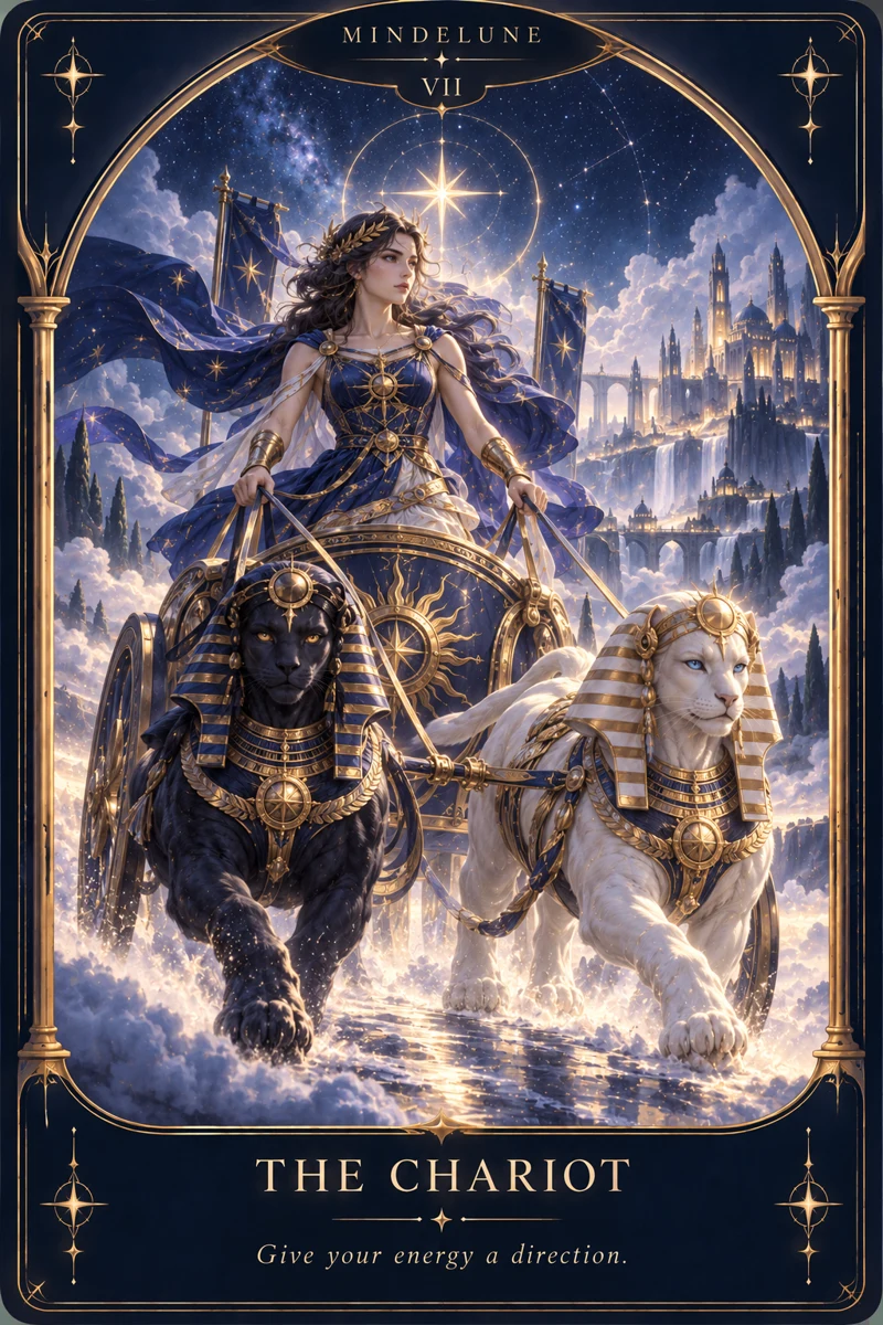 The Chariot — Give your energy a direction.