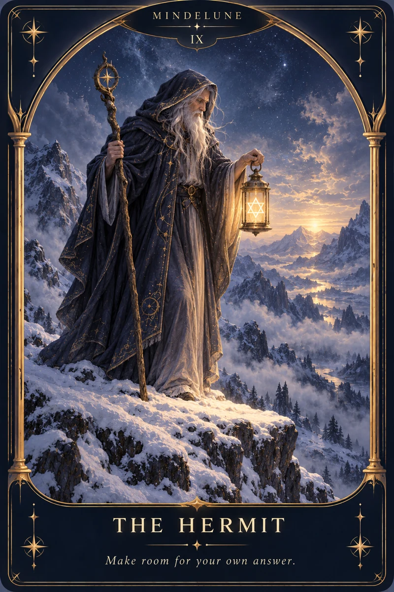 The Hermit — Make room for your own answer.